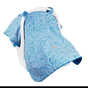 Car Seat Canopy with Minky Liner